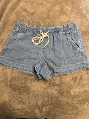 Loft Women's Chambray Drawstring Shorts